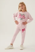 Barbie Lisanslı 1764 Sweatshirt ve Pantolon Alt Üst Kız Çocuk Eşofman Takımı thumbnail 21