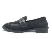 Feles Toka Detaylı Triko Loafer Kadın Babet Ayakkabı thumbnail 7