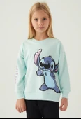 Stitch D4898 Puss Kız Çocuk Sweatshirt thumbnail 7