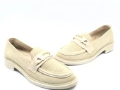 Feles Toka Detaylı Triko Loafer Kadın Babet Ayakkabı thumbnail 27