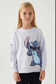 Stitch D4898 Puss Kız Çocuk Sweatshirt thumbnail 10