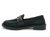 Feles Toka Detaylı Triko Loafer Kadın Babet Ayakkabı thumbnail 28