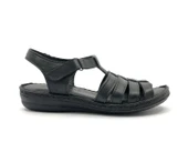 Ayakdaş %100 Hakiki Deri Tam Ortapedik Fus Pedli Taban Kadın Sandalet thumbnail 4