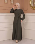 Tesettürlü Kapşonlu Ferace 678 - 11