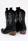 Asya Western Kısa Çizme Kovboy Kadın Kısa Çizme thumbnail 5
