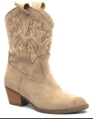 Asya Western Kısa Çizme Kovboy Kadın Kısa Çizme thumbnail 6