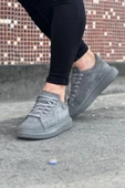 WG096 Gri Süet Günlük Erkek Casual Ayakkabı thumbnail 3