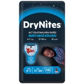 Drynites Emici Gece Külodu/Külot Bez Erkek 4-7 Yaş 17-30KG Small 50Adet 5PK*10 Alt Islatmalara Karşı thumbnail 2