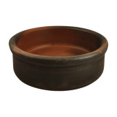 Taş Fırın Uyumlu-yuvarlak Güveç Kabı 35cm Çömlek Tava - 1