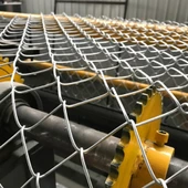 2.50mm Kalınlık 7x7 Göz (1,5mt -20mt ) Galvanizli Helezon Bahçe Çit Tel Örgü - 6