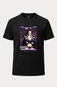 Nico Robin One Piece Baskılı Loose Fit Bisiklet Yaka Unisex Tişört Anime Manga - 1