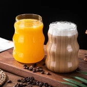 2li Pipetli Kleemeiero Sunum Bardağı Meşrubat Kahve Soğuk İçecek Hediyelik Bardak 500ml - 4