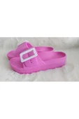 Gezer Kaymaz Taban Kadın Terlik Tokalı Pembe thumbnail 3