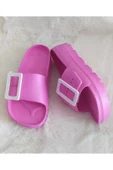 Gezer Kaymaz Taban Kadın Terlik Tokalı Pembe thumbnail 1