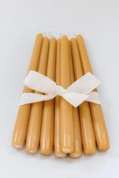 Sanat Sepet İşleri Pastel Renk Konik Şamdan Mum - 4' Lü Set - 4