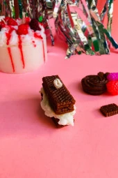 Sanat Sepet İşleri Gofret Tasarım El Yapımı Kokulu Dekoratif Hediyelik Doğum Günü Süs Pasta Mum thumbnail 1