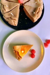 Sanat Sepet İşleri Kek Dilimi Vanilla & Coffee Kokulu El Yapımı Dekoratif Mum - 2