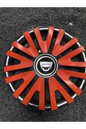 Dacia 13 Inc Kırmızı Renkli Jant Kapağı Kırılmaz 3911k9dacia thumbnail 1