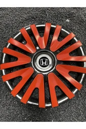 Honda Jant Kapağı Kırmızı Renkli Kırılmaz 4 adet 3911K9honda thumbnail 1