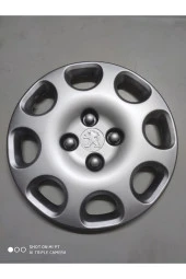 Peugeot 206-301 14 Inc Kırılmaz 4 Adet Jant Kapağı Arma Ve Kelepçe Hediyeli 4616 thumbnail 1
