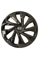 Hyundai 14 inç Jant Kapağı Siyah 4 Adet Esnek 4810syhhyundai thumbnail 1