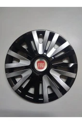 14 Inç Fiat Jant Kapağı Gri Renkli 4 Adet Amblem 4911G6fiat thumbnail 1