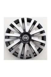 14'' Inç Hyundai Jant Kapağı 4 Adet Çelik Jant Görünümlü Renkli - Kırılmaz Esnek 4911G9hyundai - 1