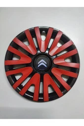14 Inç Citroen Jant Kapağı Renkli Kırılmaz 4 Adet Amblem 4911K9citroen - 1