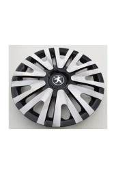 14'' Inç Peugeot Jant Kapağı 4 Adet Çelik Jant Görünümlü Renkli - Kırılmaz Esnek - 4911G9peugeot - 2
