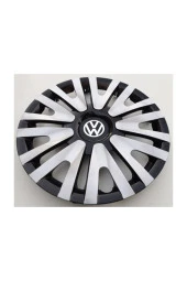 14'' Inç Volkswagen Jant Kapağı 4 Adet Çelik Jant Görünümlü Renkli - Kırılmaz Esnek 4911G9ww thumbnail 2