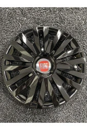 Fiat 14 Inç Siyah Jant Kapağı 4 Adet 4911syhfiat - 1
