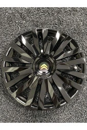 Citroen 14ınç Jant Kapağı Siyah Kırılmaz 4 Adet 4911syhcitroen - 1