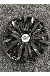RENAULT KANGOO 14" JANT KAPAĞI KIRILMAZ SİYAH 4911syhrenault - 1