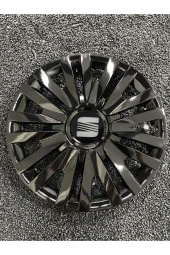 Seat 14" Inç Inç Kırılmaz Jant Kapağı 4 Adet Siyah 4911syhseat - 1