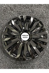 Toyota Uyumlu 14 Inc Jant Kapağı Siyah Kırılmaz 4911syhtoyota - 1