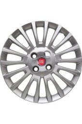 Jantest Fiat Linea 15 Inc Kırılmaz Esnek 4 Adet Jant Kapağı 5110 - 1