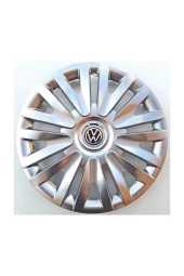 Volkswagen Polo - Golf - Bora 14'' Inç Jant Kapağı 4 Adet Kırılmaz Esnek - Amblem Hediyeli 4911ww - 1