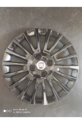 Fiat Punto 15 Inc Punto Black Kırılmaz Jant Kapağı (4) Adet Siyah 5110syh thumbnail 1