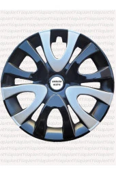 Renault 15 Inc Siyah-gri Renkli Jant Kapağı Kırılmaz Reno 5730G3renault thumbnail 1