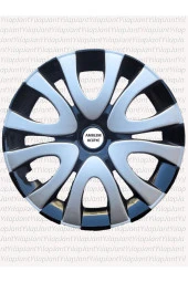 RENAULT 15 INC SİYAH-GRİ RENKLİ JANT KAPAĞI KIRILMAZ RENO 5730G6renault - 1