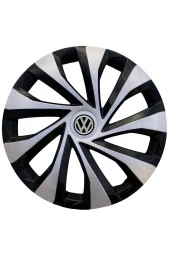 Kırılmaz Volkswagen Caddy 15'' Inç Uyumlu Jant Kapağı 4 Adet 1 Takım 3005 Logo Hediyeli 5810Çiftww - 1