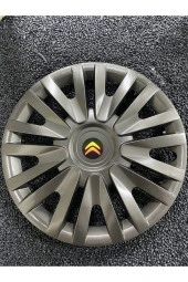 Citroen C1 15" Inç Kırılmaz Jant Kapağı Füme 4 Adet 5911fümecitroen thumbnail 1