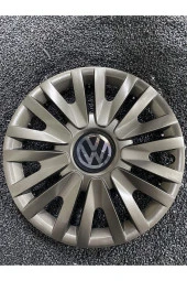 Volkswagen 15" Inç KIRILMAZ JANT KAPAĞI füme 4 adet 5911fümeww thumbnail 1