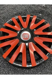 Fiat 15 Inc Kırmızı Renkli Jant Kapağı Kırılmaz 5911K9fiat - 1