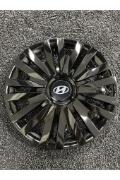 Hyundai 15" Inç KIRILMAZ JANT KAPAĞI SİYAH 4 adet 5911syhhyundai - 1