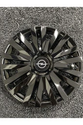 Opel Corsa 15" Inç Kırılmaz Jant Kapağı Siyah 4 Adet 5911syhopel - 1
