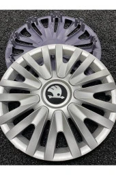 Skoda 15" Inç Inç Uyumlu Kırılmaz Jant Kapağı 4 Adet 5911syhskoda - 1