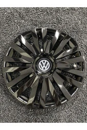Volkswagen Cc 15" Inç KIRILMAZ JANT KAPAĞI SİYAH 4 adet 5911syhww - 1