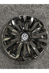 Volkswagen Tiguan 15" Inç Kırılmaz Jant Kapağı Siyah 4 Adet 5911syhww thumbnail 1