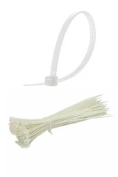 100 Adet Plastik Cırt Kelepçe Kablo Bağı Kablo Düzenleyici-4.8 X 380 Mm cırt100 thumbnail 2